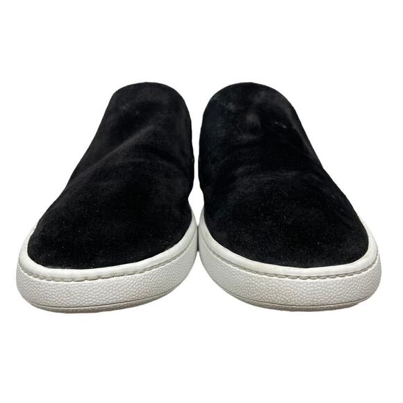 Vince Verrell Slide Sneakers Black Suede Women’s 7.5 Slip-On Casual Staple - Picture 12 of 14